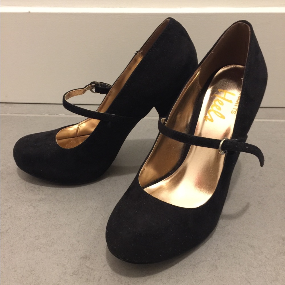 Black Suede Heels